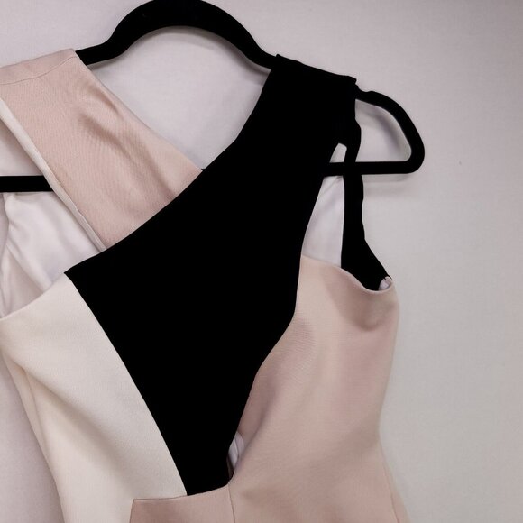 Kimora Lee Simmons Bodycon Pencil Dress Womens Size 2 Ribbed Crossed Back - Picture 11 of 16